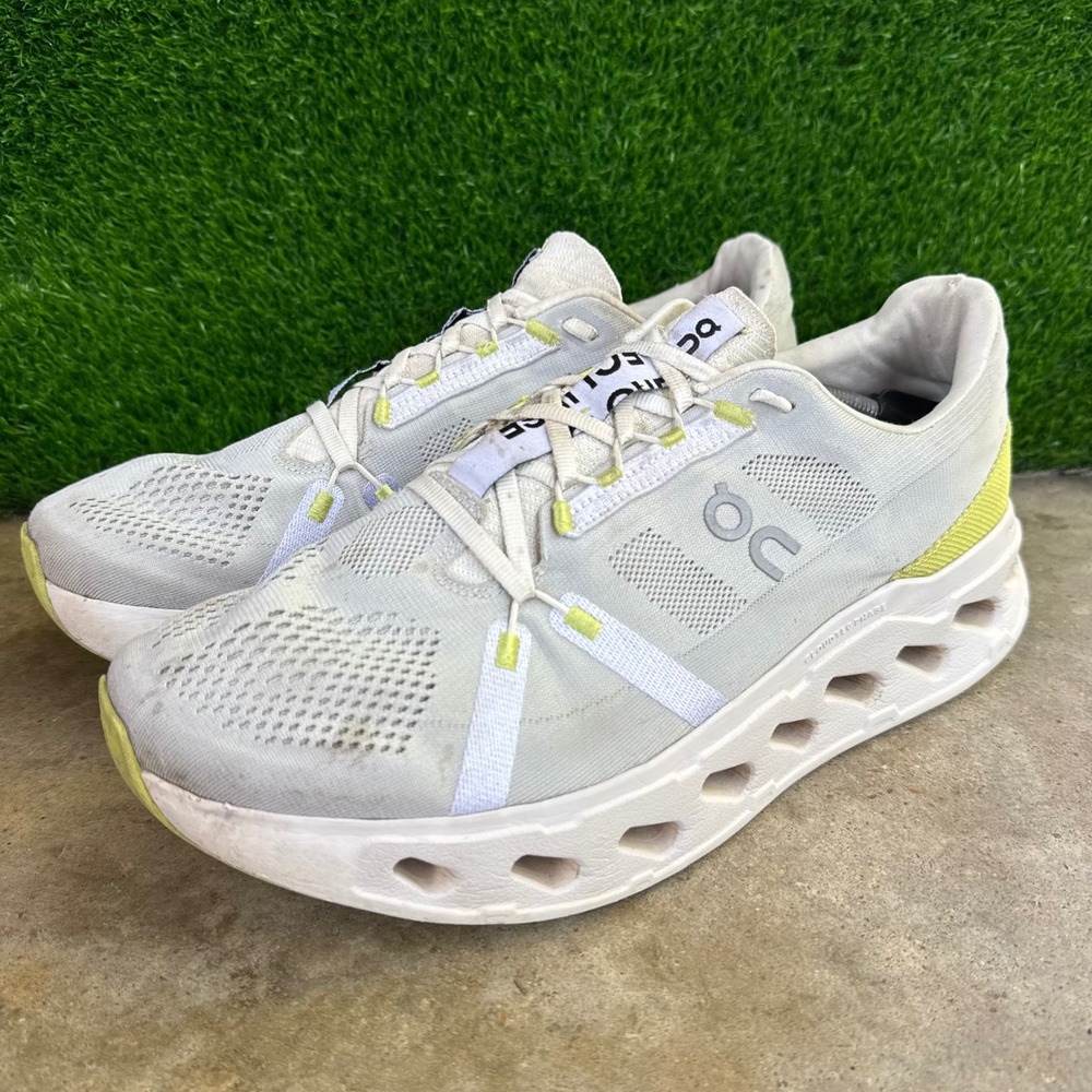 Vintage On Running Cloudsurfer Gorpcore Technical Sneakers White Lime 13